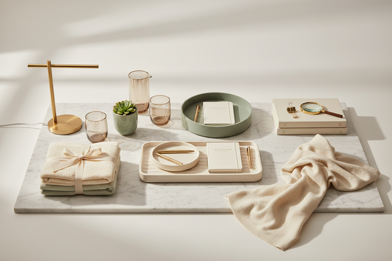 Luxurious Editorial Flat Lay