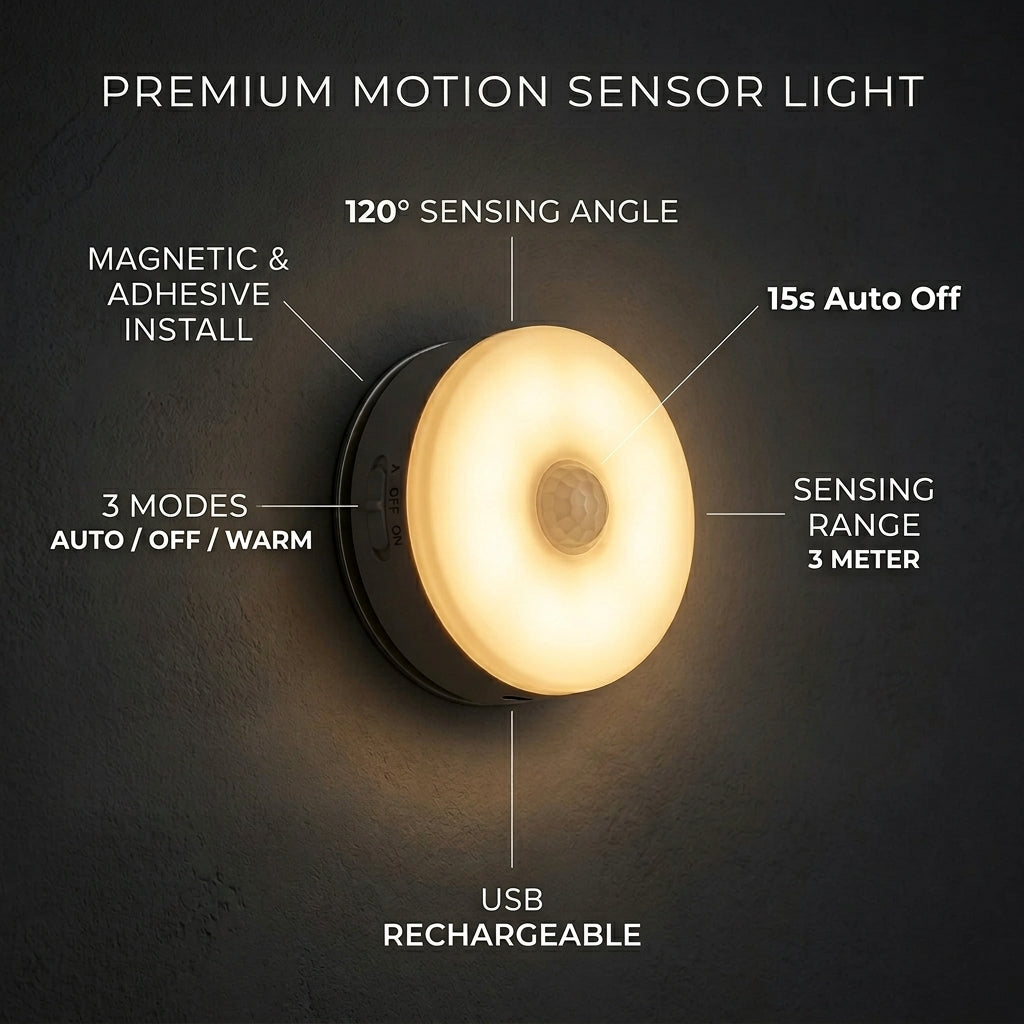 ELYN Lumès — Wireless Motion Sensor Wall Light
