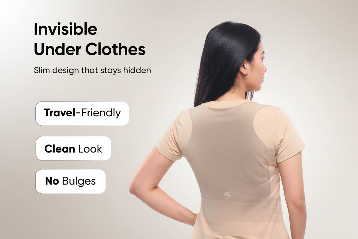 Back Posture Corrector Belt for Men & Women | Adjustable | Free Size