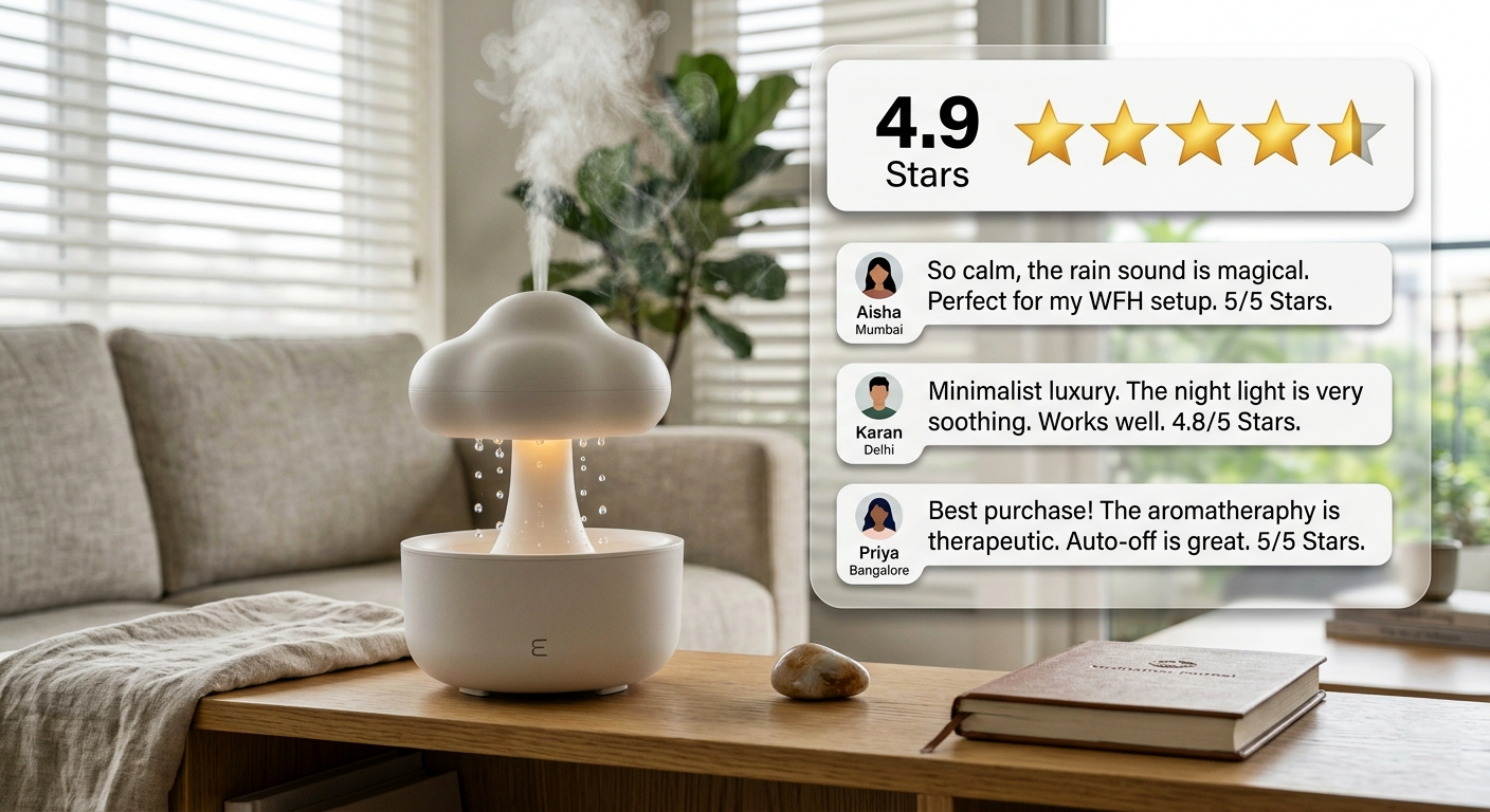 ELYN Aura | The Rain Cloud Meditative Diffuser