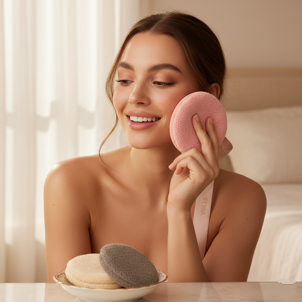 ELYN Luxe Microfiber Reusable Cleansing Pads – Deep Makeup Removal (Pack of 3)