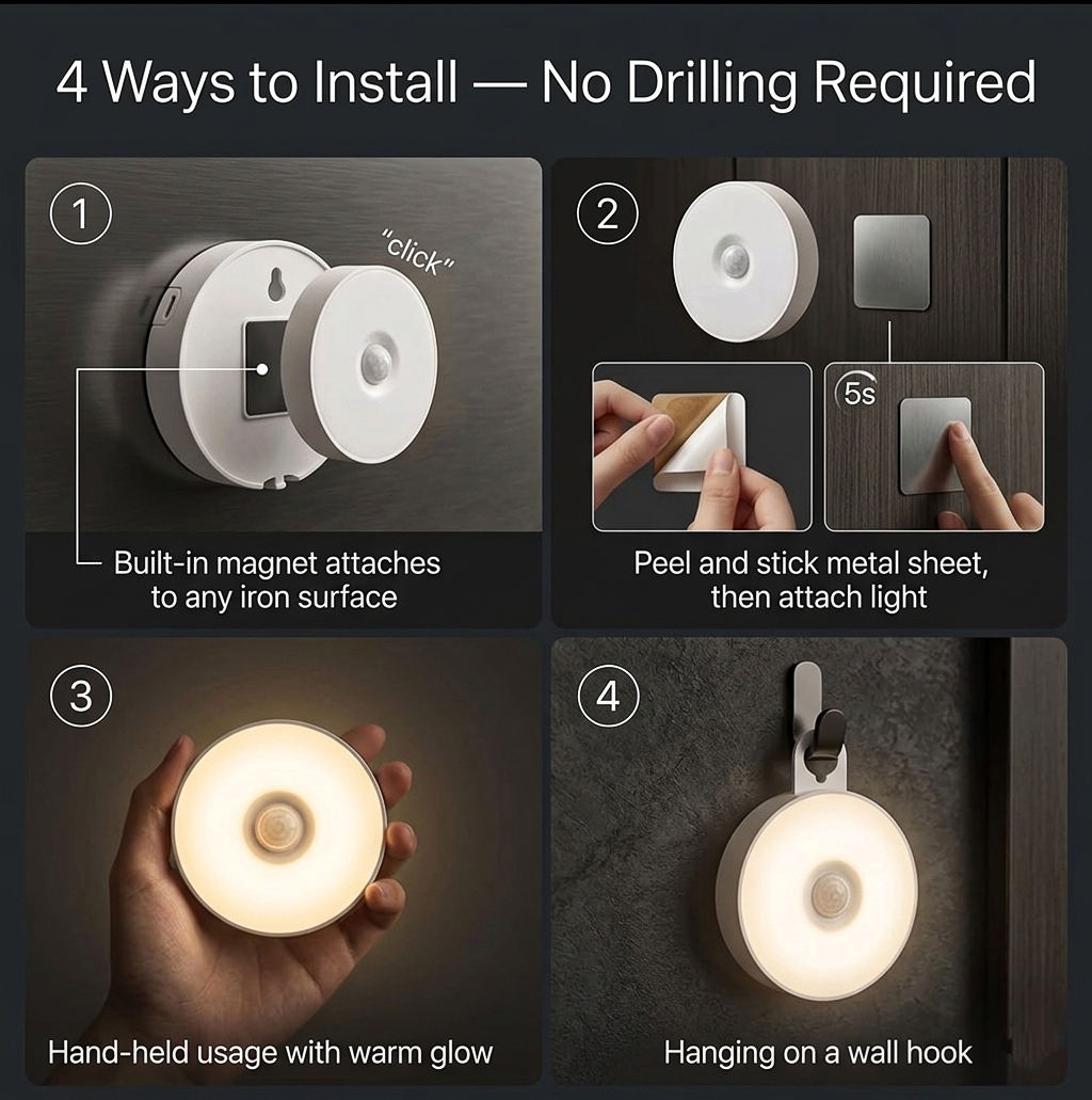 ELYN Lumès — Wireless Motion Sensor Wall Light