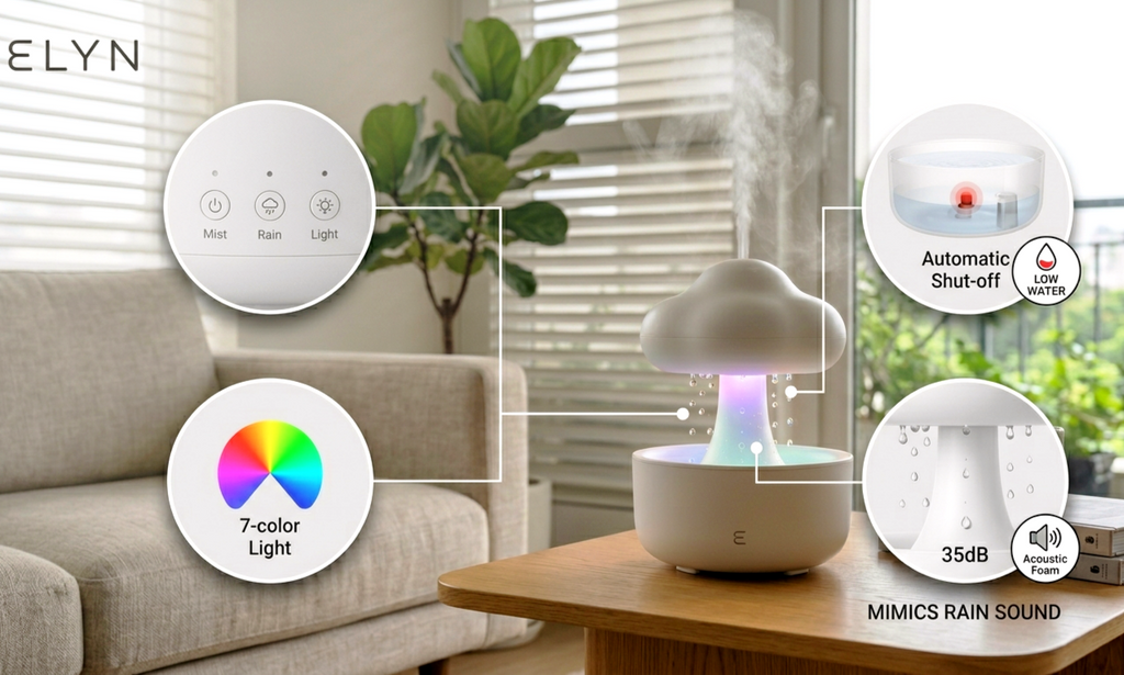 ELYN Aura | The Rain Cloud Meditative Diffuser